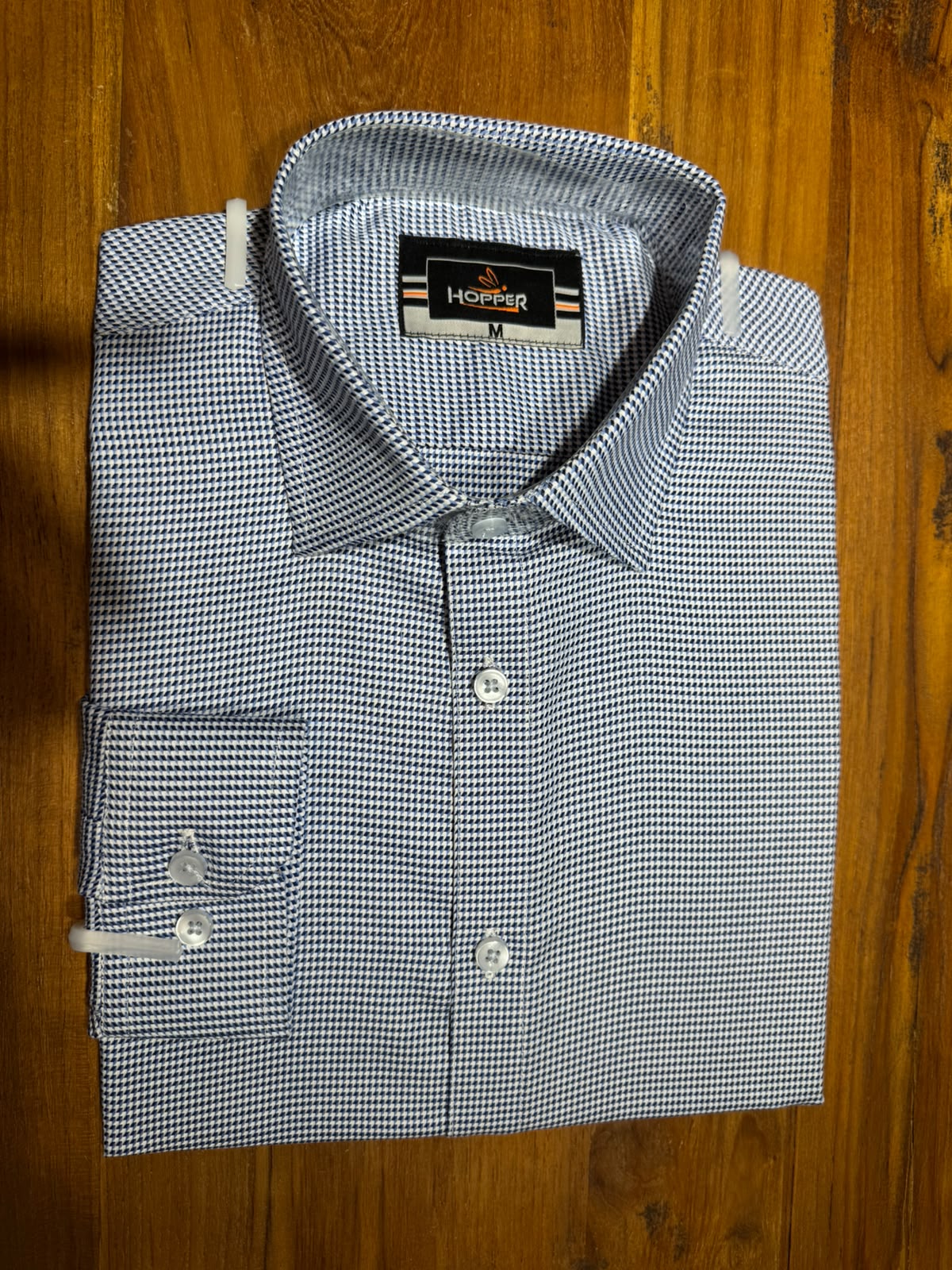 Micro-Check Formal Shirt