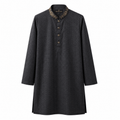 Black Royal Geometric Panjabi