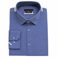 Classic Navy Grid Shirt