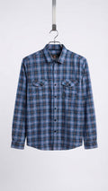 Blue Plaid Full Sleeve Shirt