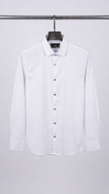 Classic White Textured Shirt