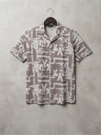 Mauve Graffiti Brushstroke Shirt