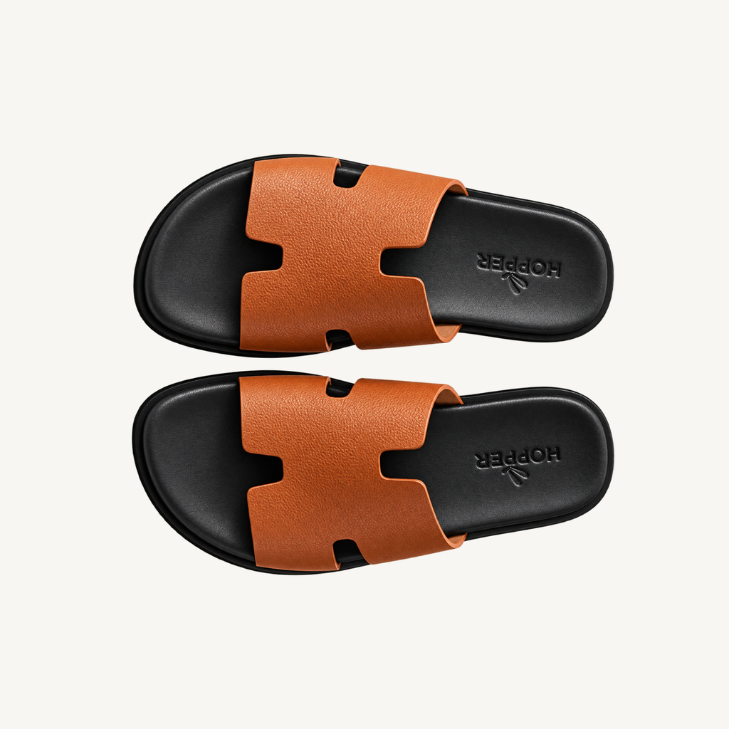 H-Cut Leather Sandal