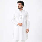 Royal White Handwork Panjabi