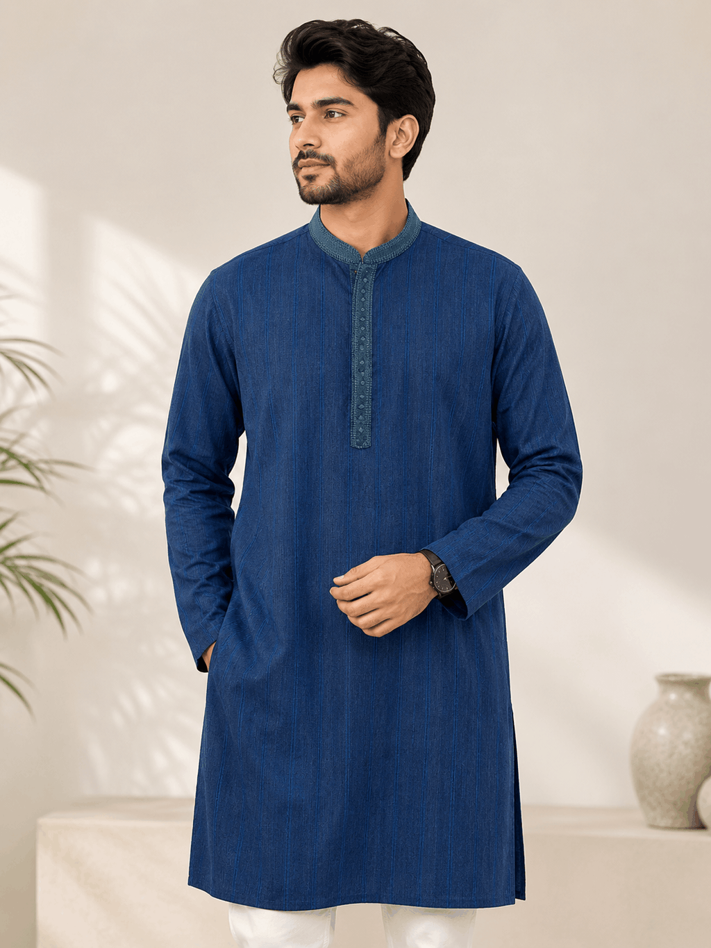 Sapphire Blue Panjabi