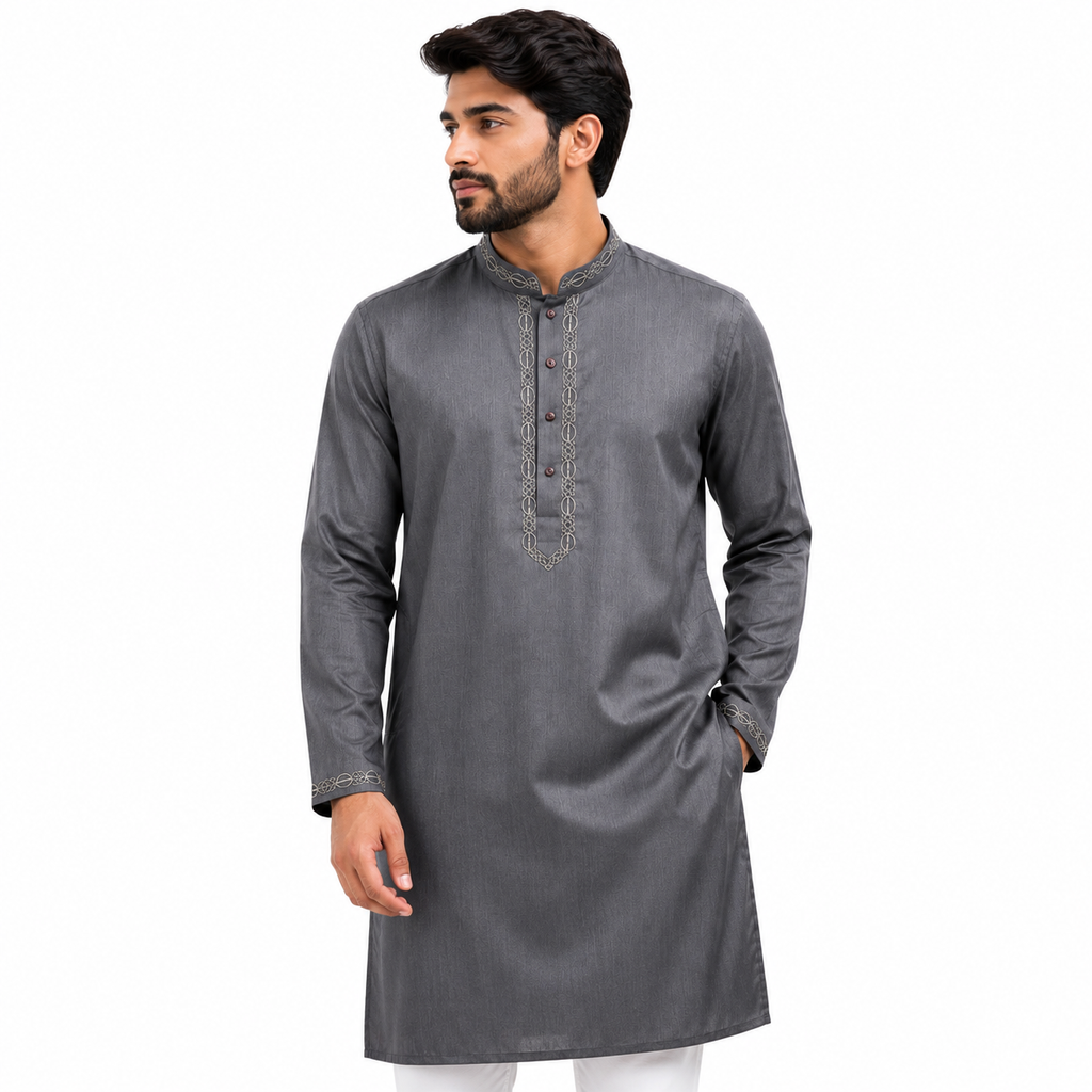 Charcoal Bamboo silk