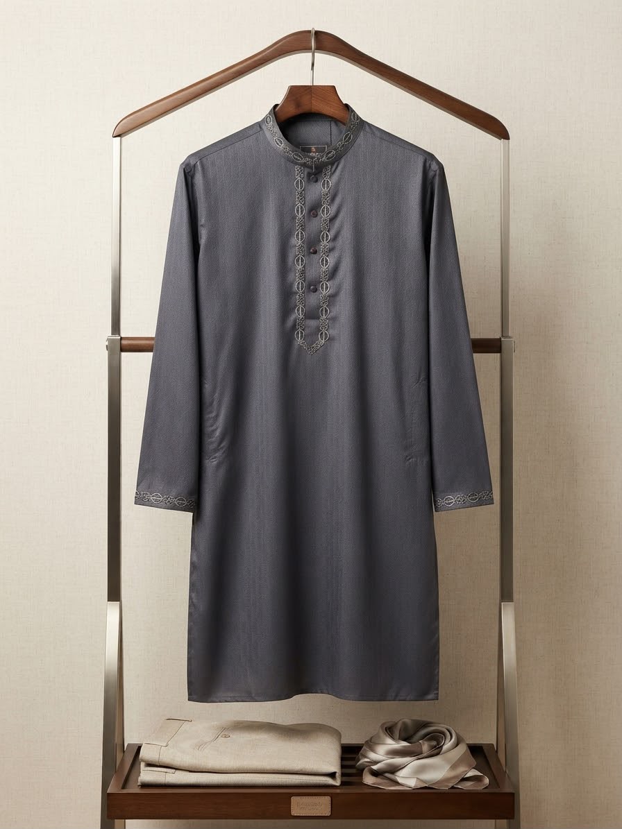 Charcoal Bamboo silk