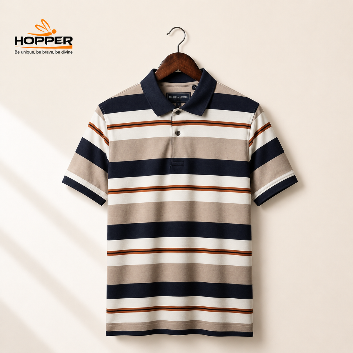 Hopper Heritage Stripe Polo