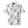 Floral Doodle Collar Shirt