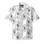 Floral Doodle Collar Shirt