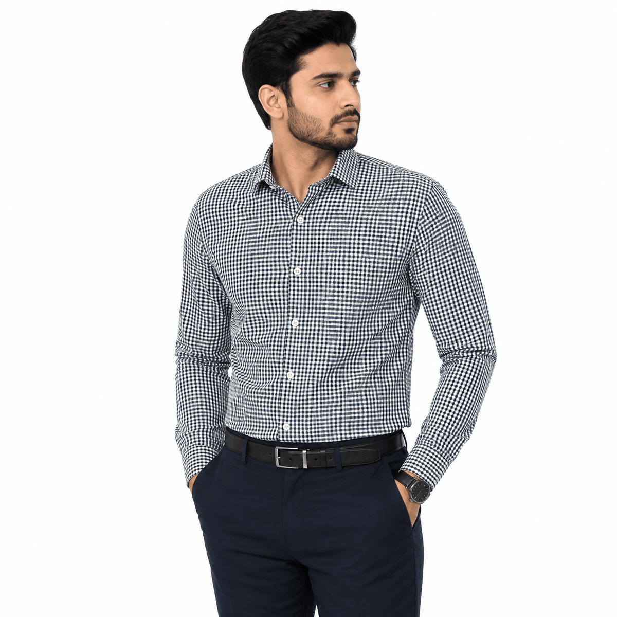 Forest Check Formal Shirt
