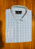 Blue Windowpane formal shirt