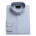 Light Blue Striped Formal Shirt