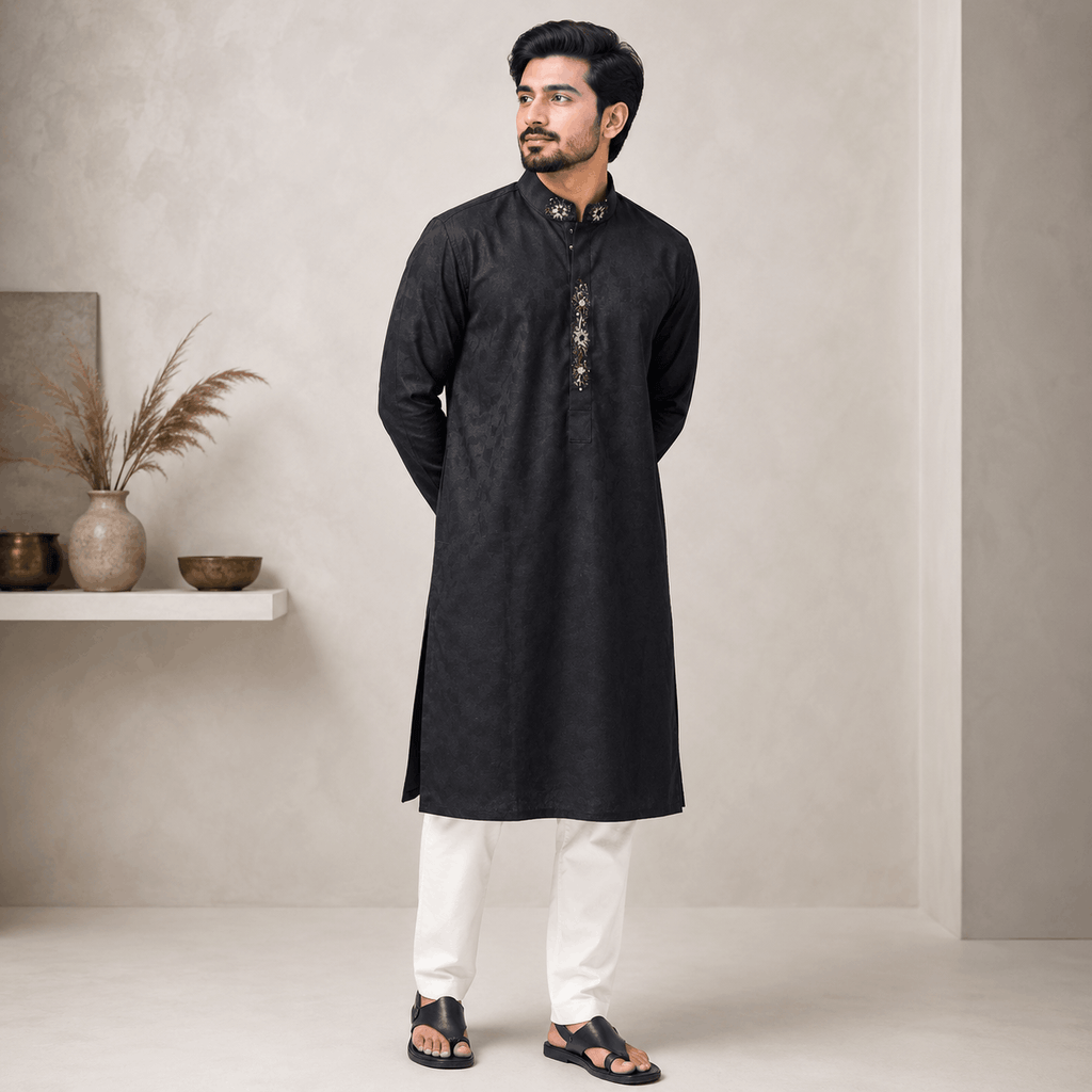 Black Elegance Panjabi