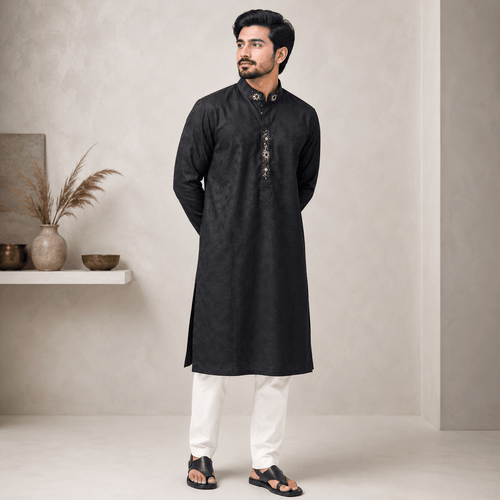 Black Elegance Panjabi
