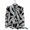 Monochrome Wave Shirt