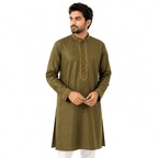 Velvet Olive Premium Panjabi