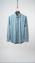 Light Blue Abstract Pattern Shirt
