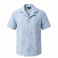 Light Blue Botanical Shirt