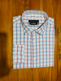 Blue Pink Plaid formal shirt