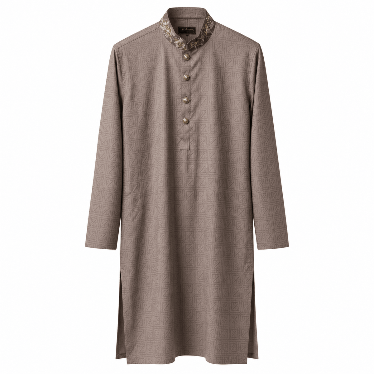 Royal Taupe Pattern Panjabi