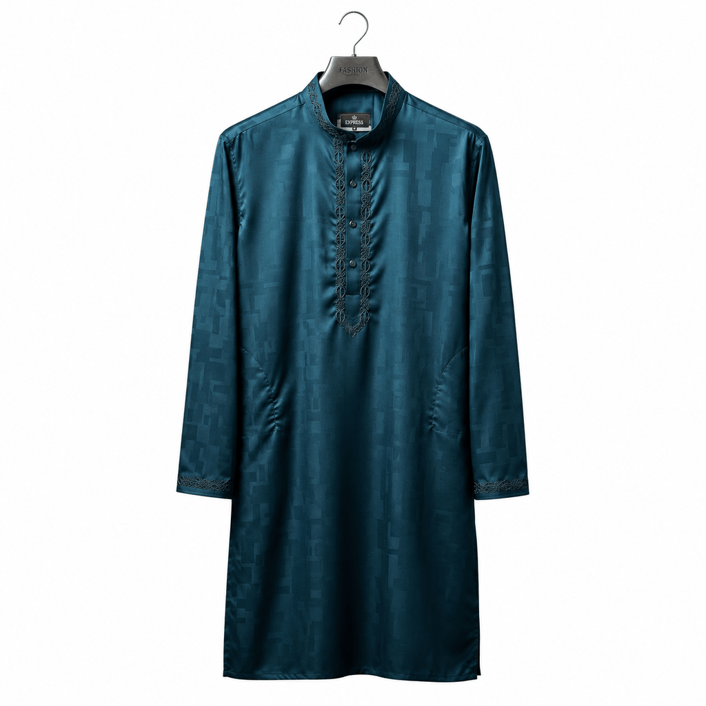 Teal Bamboo Silk