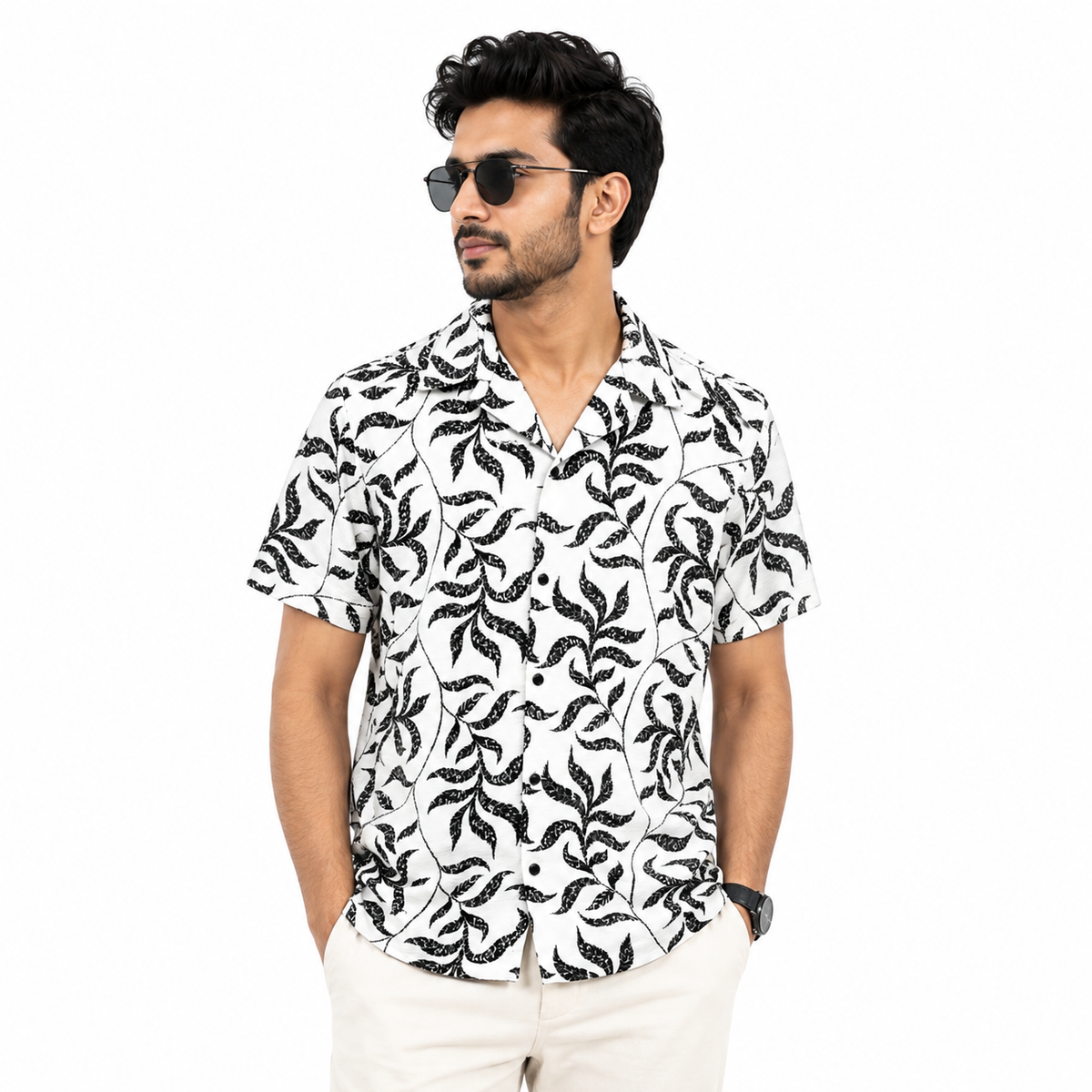 Botanical Print Shirt