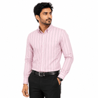 Pink Stripe Formal Shirt