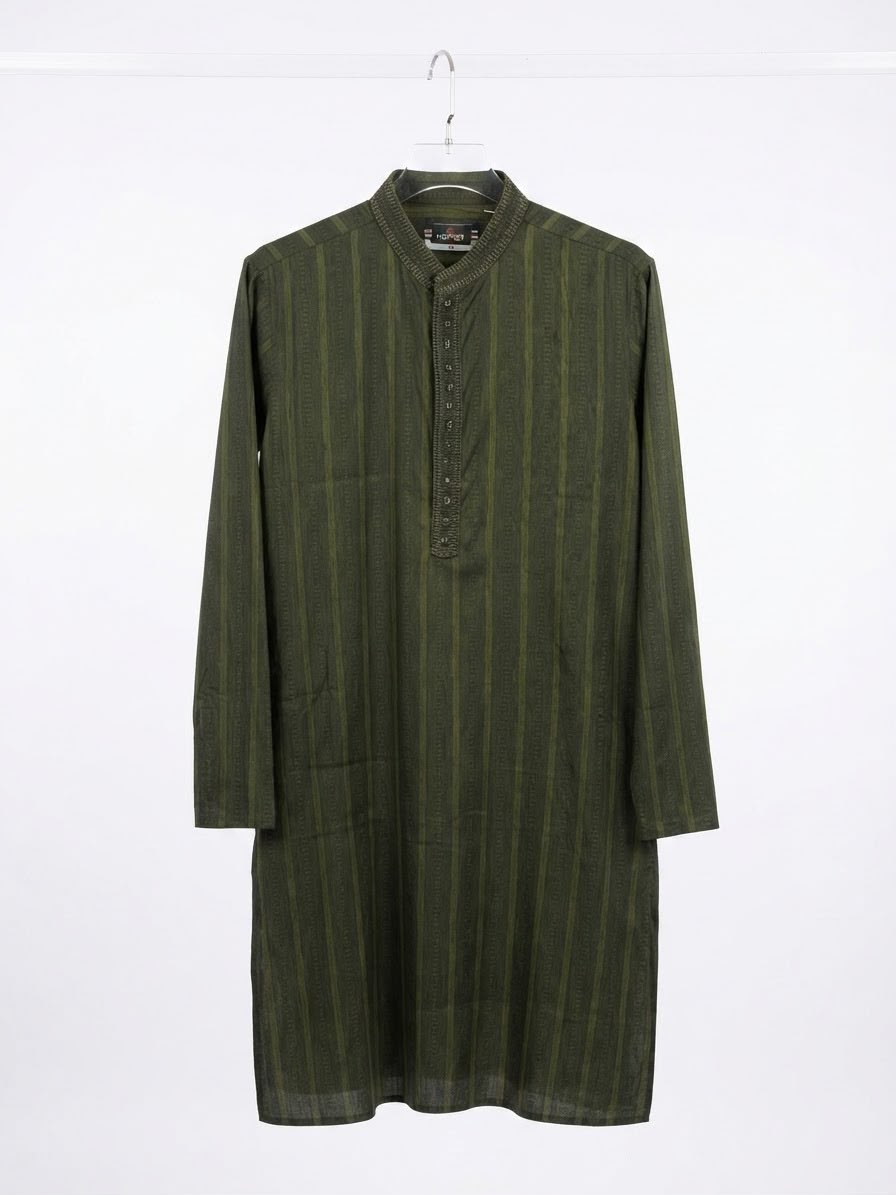 Moss Green Panjabi