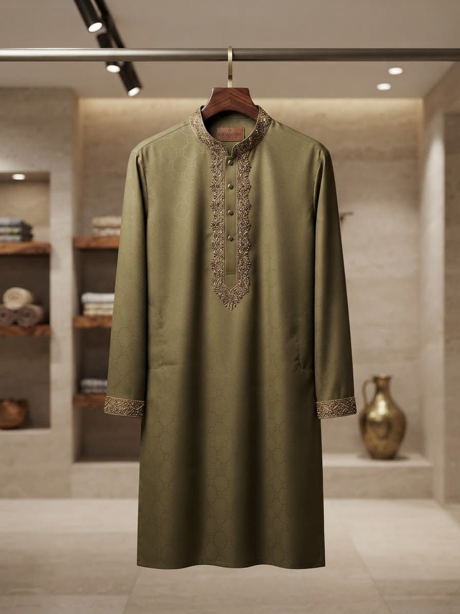 Olive Royale Panjabi