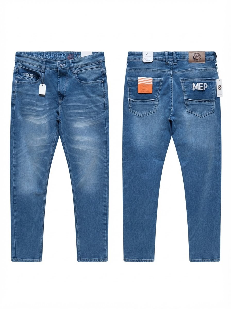 Slim Fit Denim Jeans 005