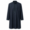 Navy Teal Heritage Panjabi