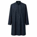 Navy Teal Heritage Panjabi