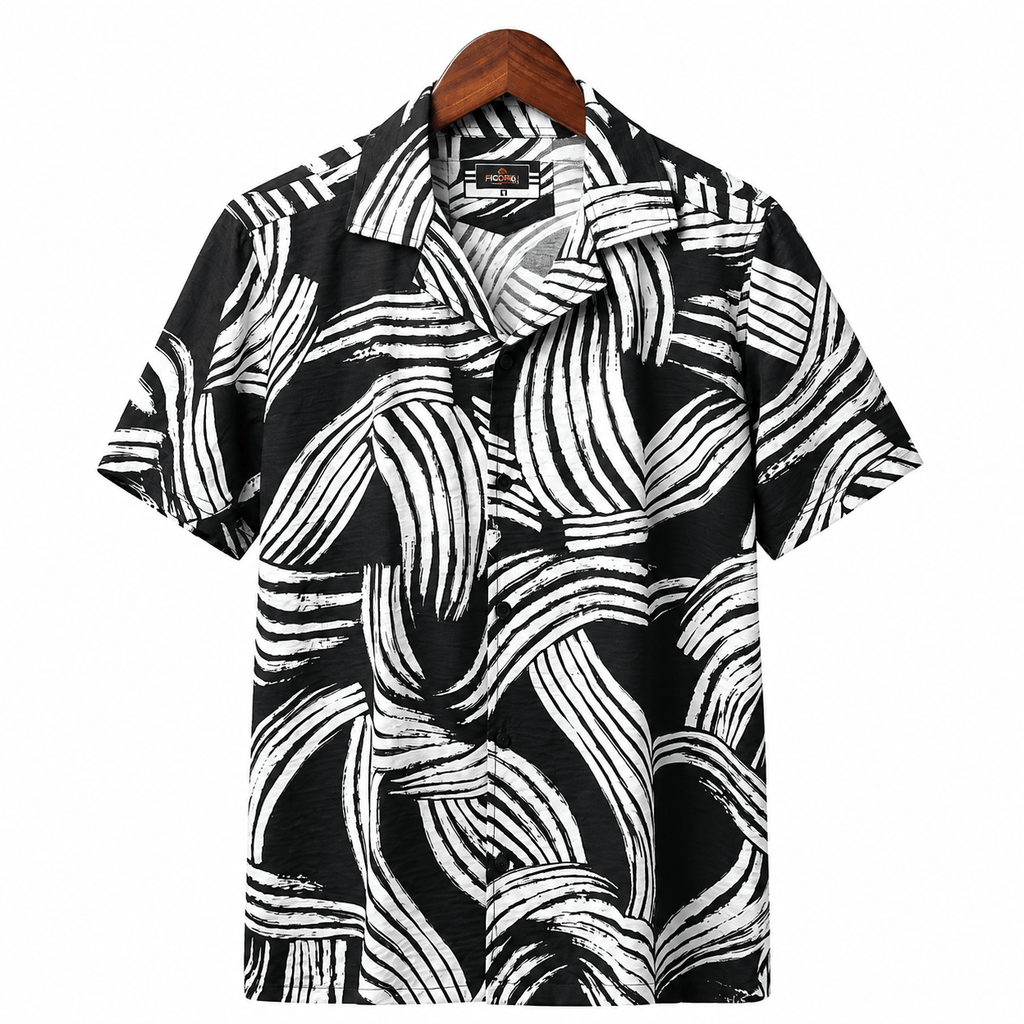 Brushstroke Camp Shirt