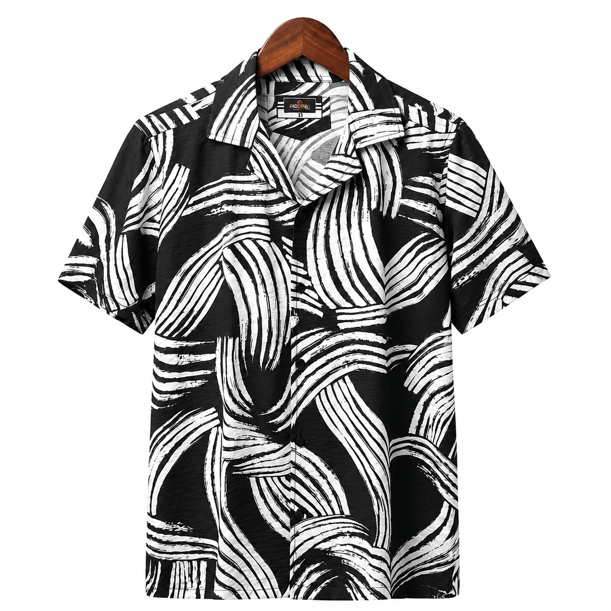 Brushstroke Camp Shirt