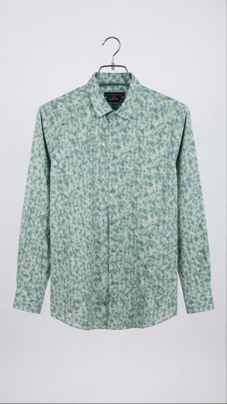 Geometric Print Full Sleeve Shirt