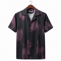 Charcoal Ikat Camp Shirt