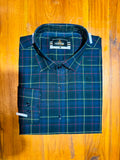 Navy Multi Check formal shirt