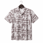Mauve Graffiti Brushstroke Shirt