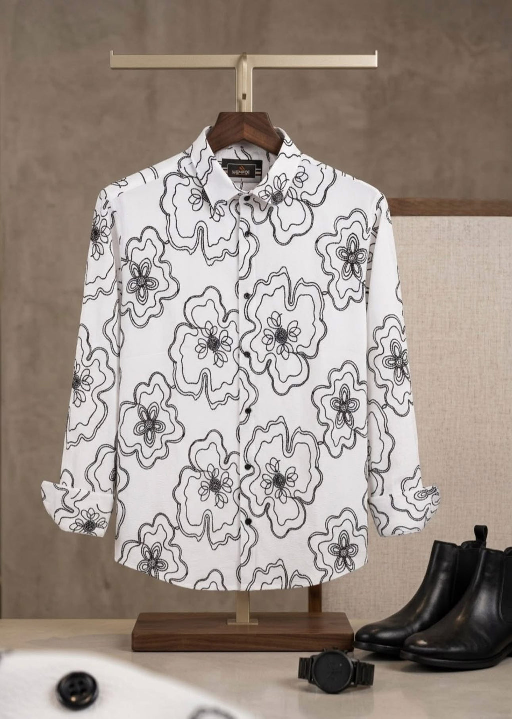 Monarch Floral Print Shirt