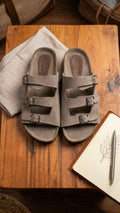 Triple Buckle – Taupe