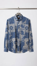 Blue Bandana Print Full Sleeve Shirt