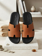 H-Cut Leather Sandal