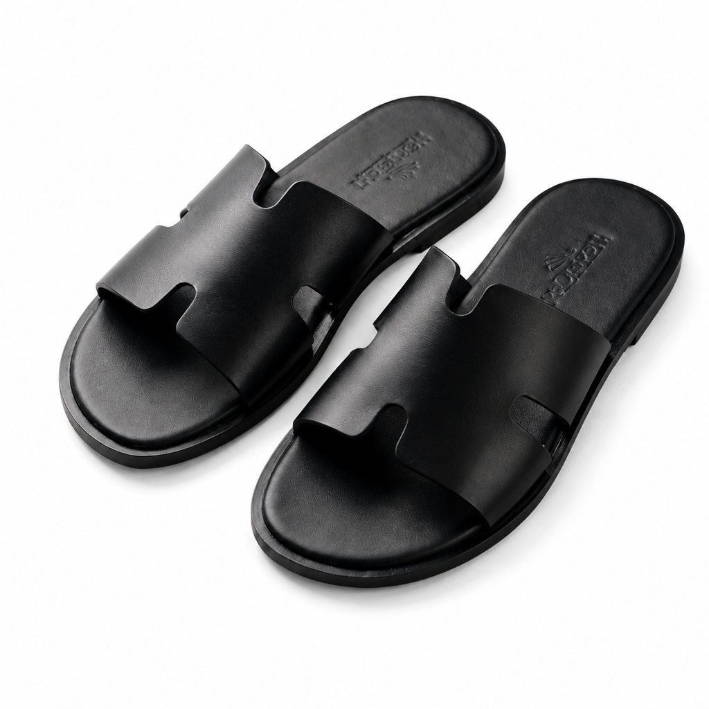 Black Slide Sandal