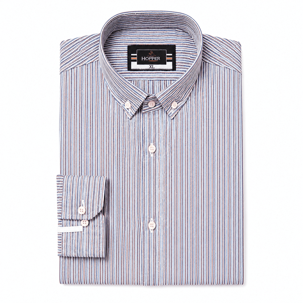 Classic Multi-Stripe Formal Shirt