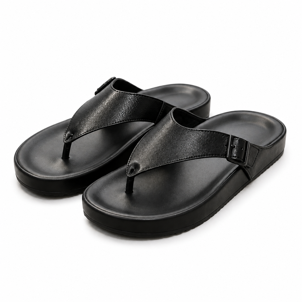 Black Veyra Sandals