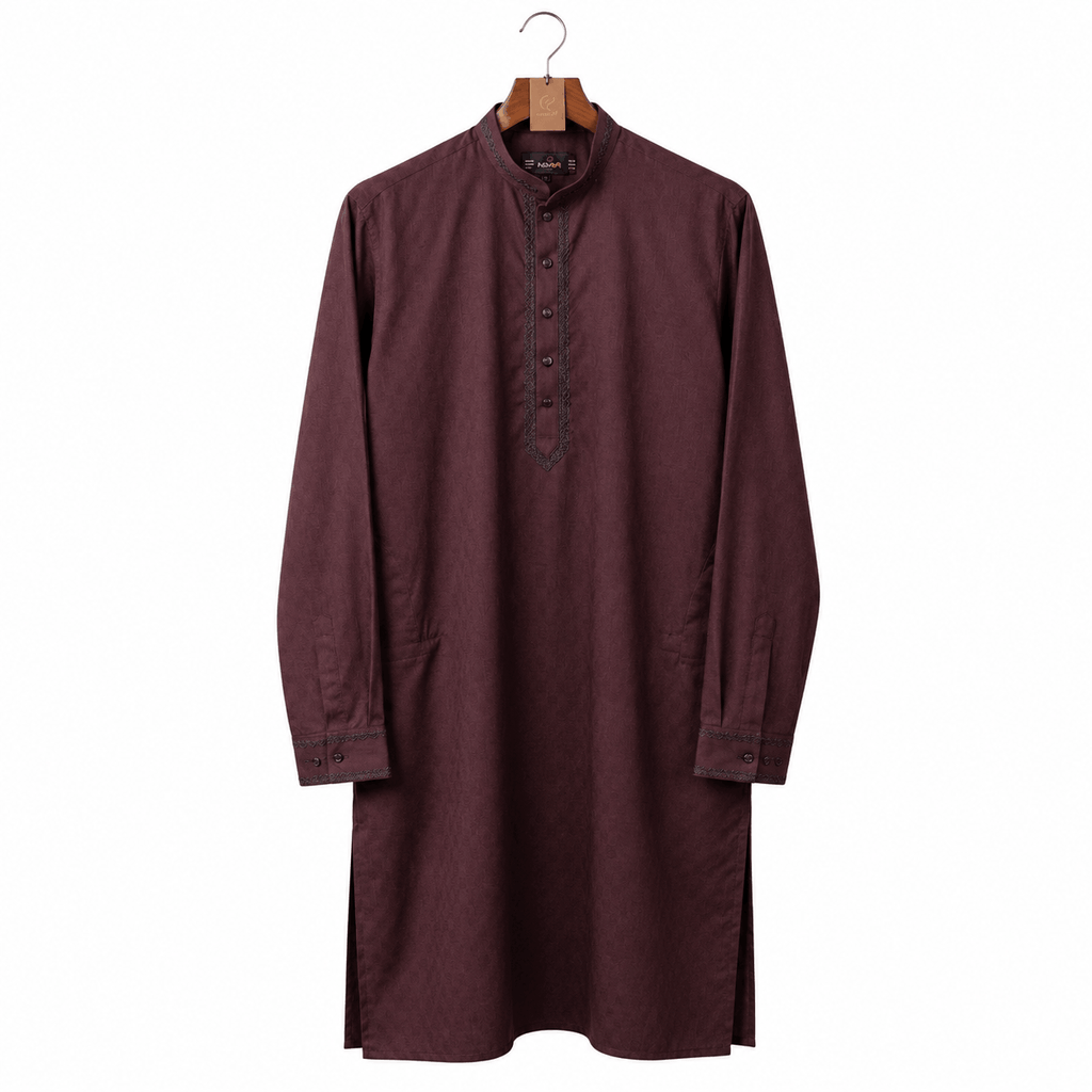 Maroon Heritage Premium Panjabi
