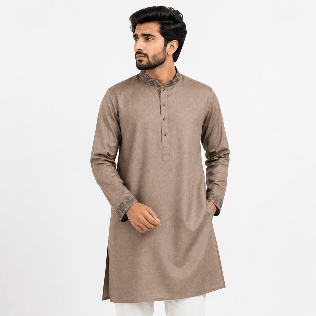 Royal Taupe Panjabi