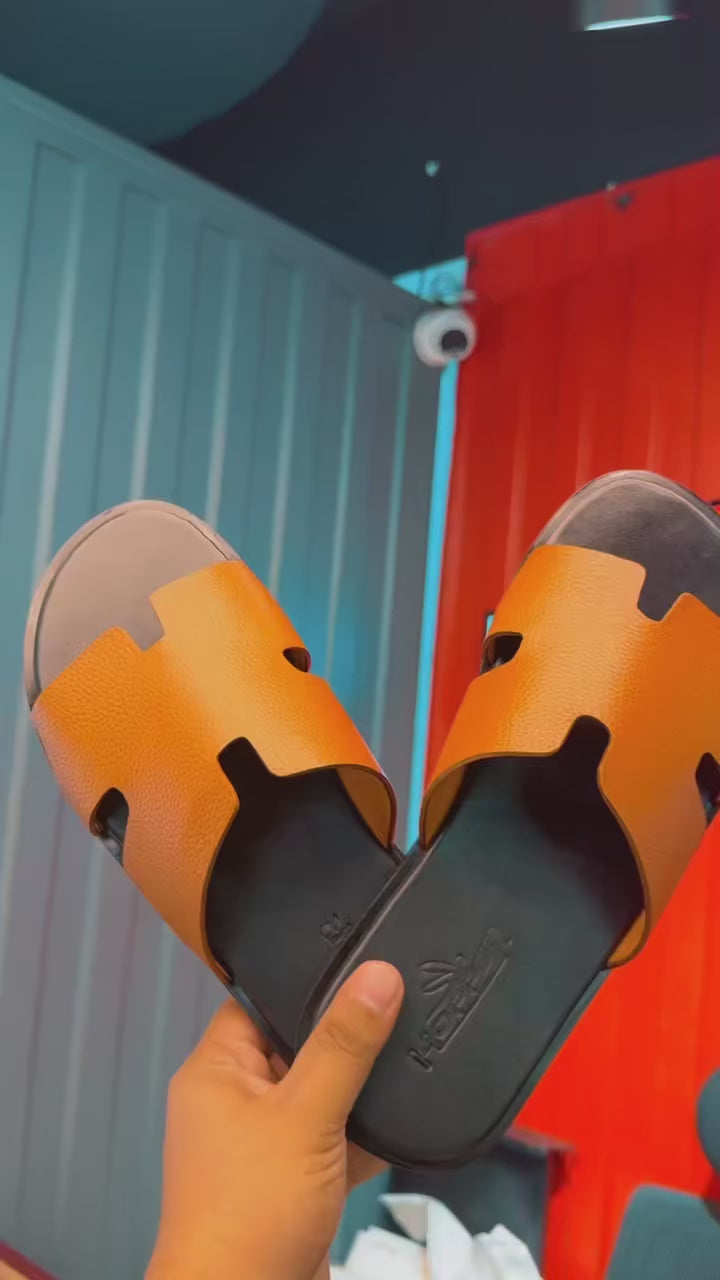 H-Cut Leather Sandal
