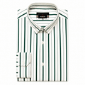 Green Stripe Formal Shirt